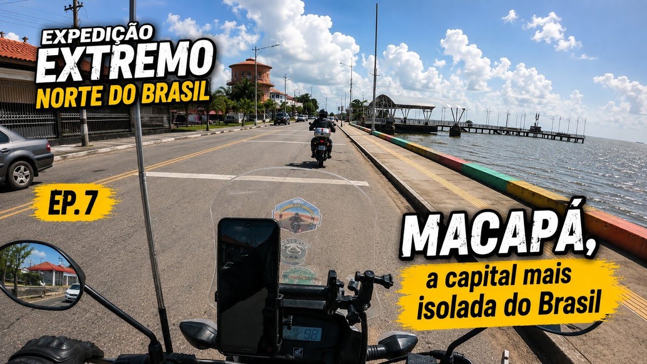 Expedi&ccedil;ao extremo Norte do Brasil. Maus de 2.500 Km de moto da Para&iacute;baba at&eacute; o Amap&aacute;