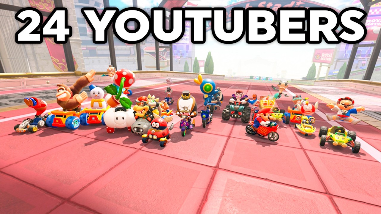 I Infiltrated A 24 YouTuber Mario Kart World Tournament