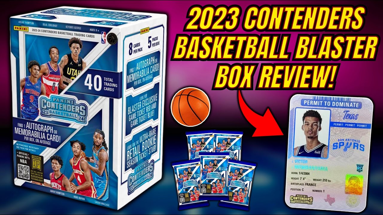 *ОТЛИЧНОЕ АВТО + ОТЛИЧНЫЕ УЭМБИ!🔥 ОБЗОР БАСКЕТБОЛЬНОЙ КОРОБКИ CONTENDERS 2023!🏀