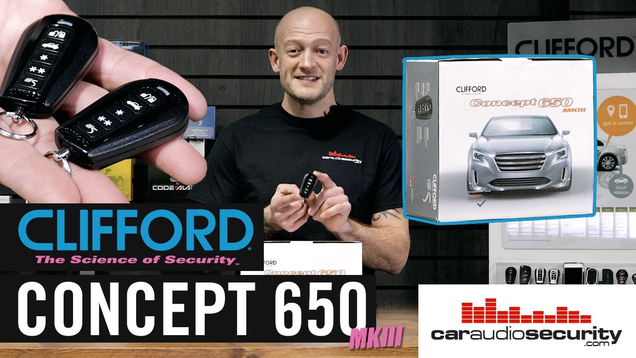 Protect your car with this Clifford alarm... Concept 650 MKIII Thatcham CAT1 | Car Audio & Security