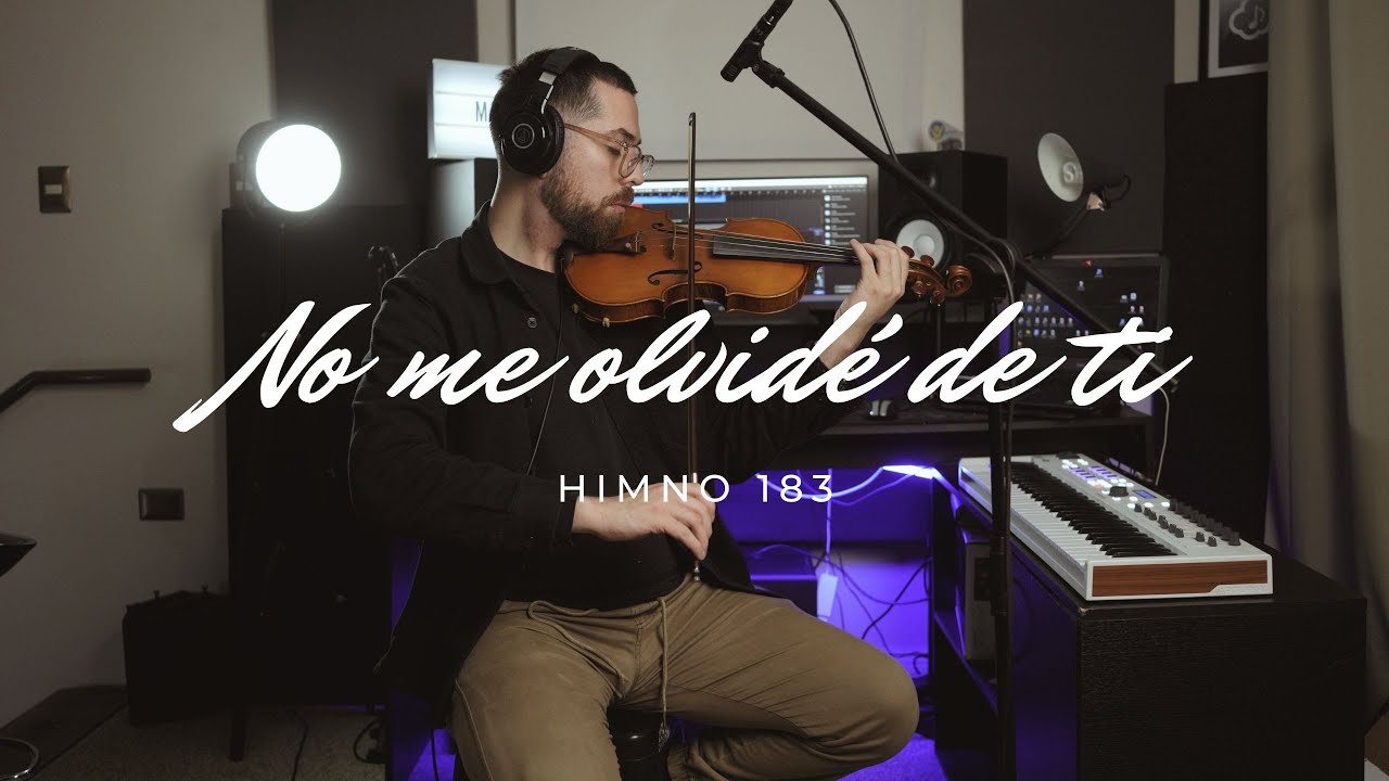 Himno 183 No me olvidé de ti - Violín | Instrumental Pista Violín l Lyrics/Letra