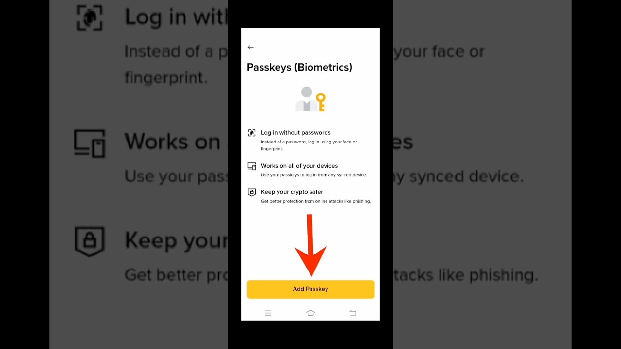 How to add and enable Passkeys on Binance App #binance #passkeys #tranding #viral #shahzad444yt