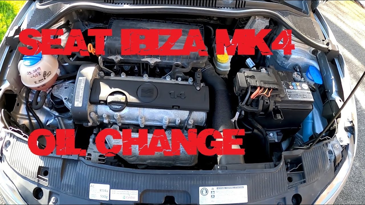 Seat Ibiza MK4 6J Замена масла, Масляный фильтр, Воздушный фильтр, Бензиновый фильтр,