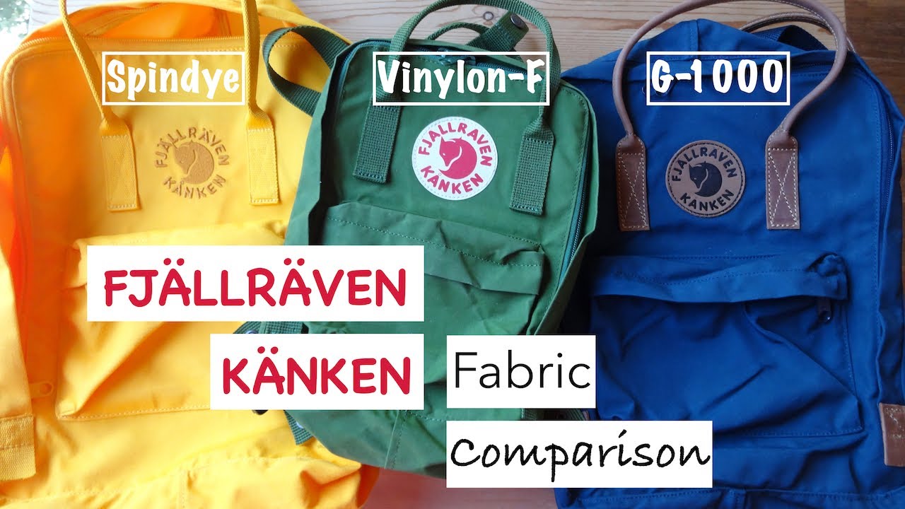 Comparing Fj&auml;llr&auml;ven K&aring;nken Fabrics: Mini, No.2 & Re-K&aring;nken