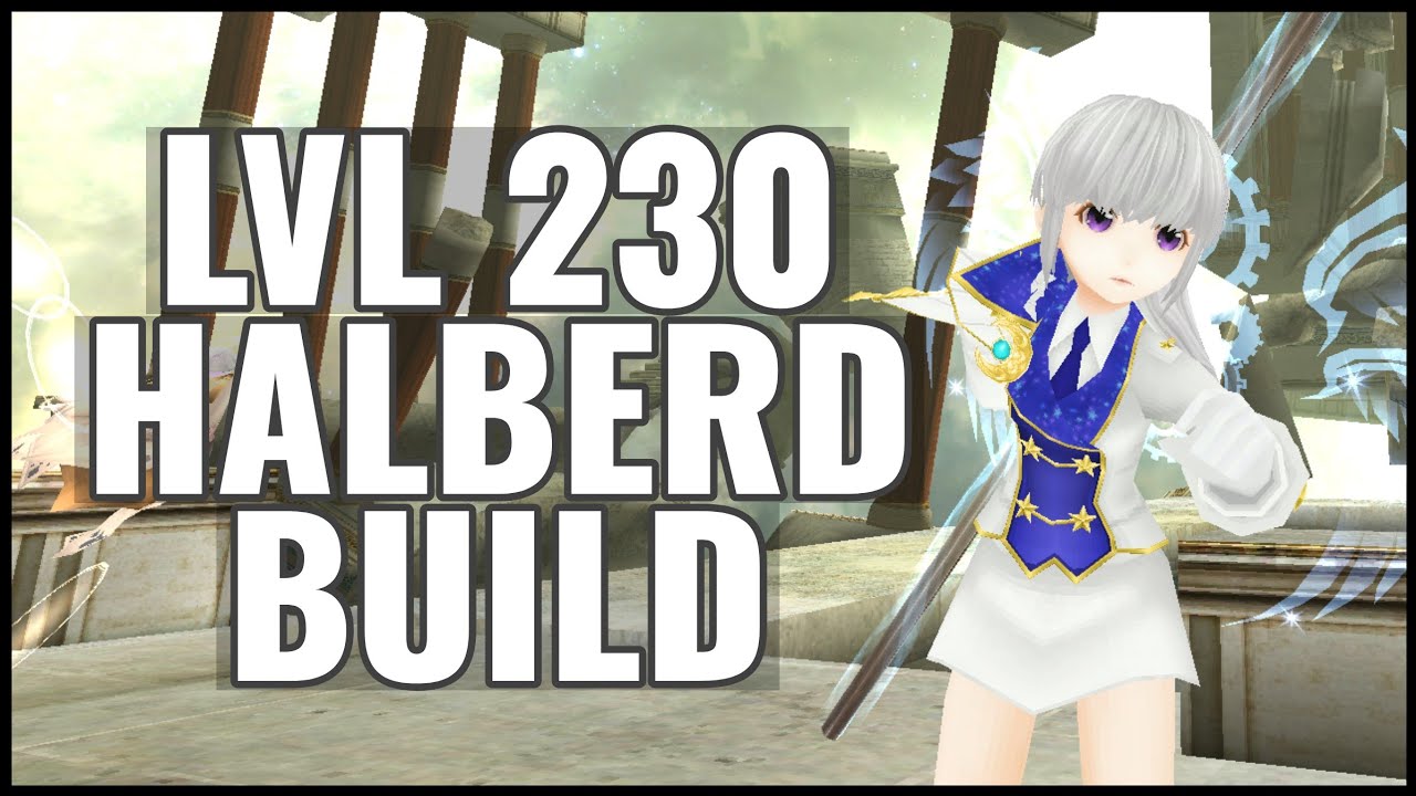 Pure Late Game Dark Halberd Build lvl 230 - 3.2million+ per Dragon Tooth - Toram Online
