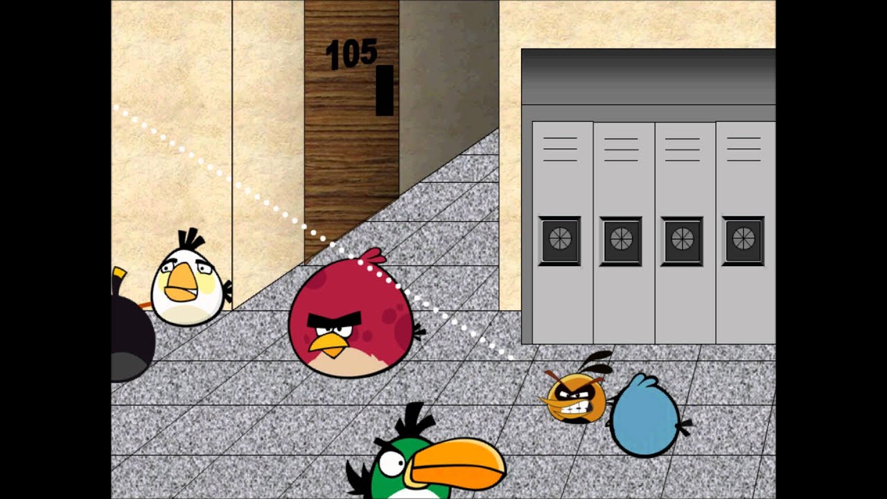 Custom Angry Birds Animation: Back to School