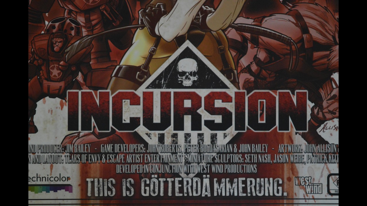 Распаковка Kickstarter-дополнений Buckets of Blood для игры Incursion от Tabletop Boardgames
