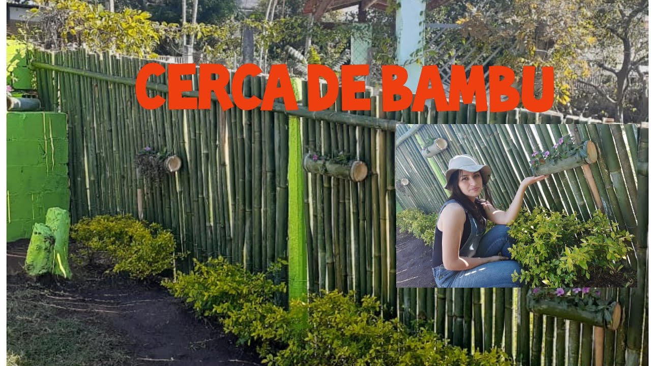 Como fazer uma cerca de BAMBU!