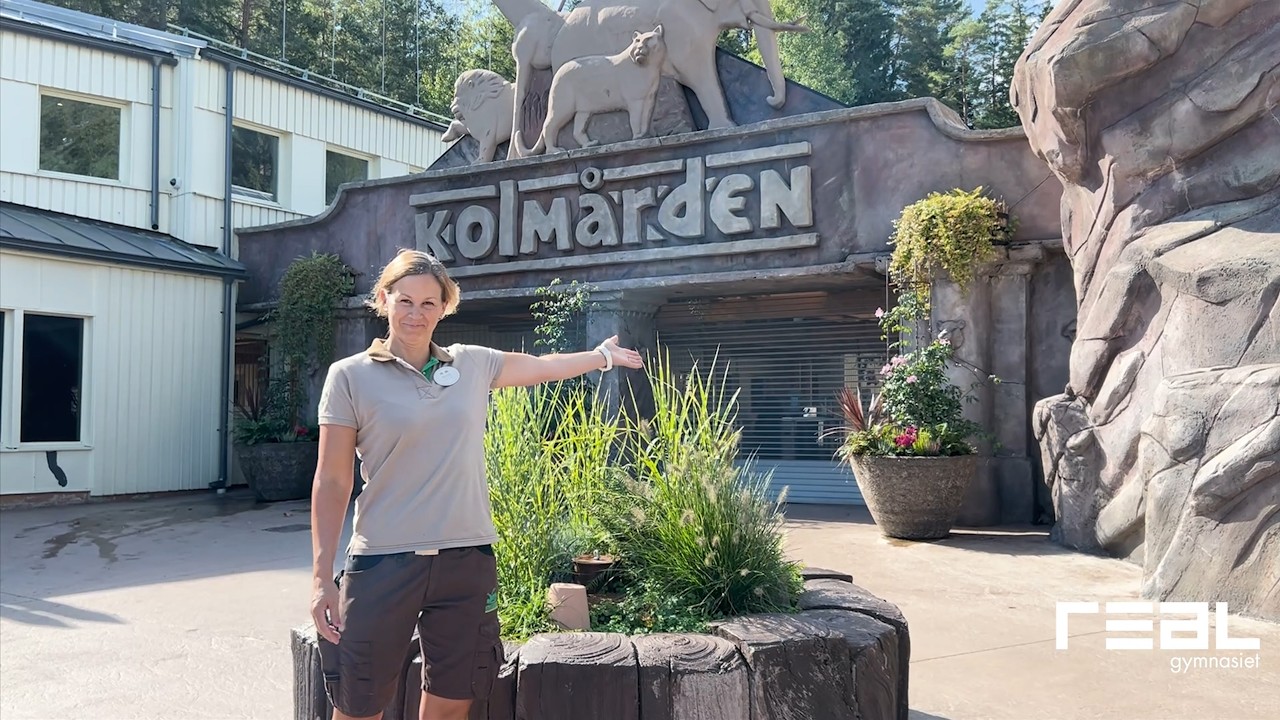 Realgymnasiet; Naturbruk inriktning Djurvård - Djurpark