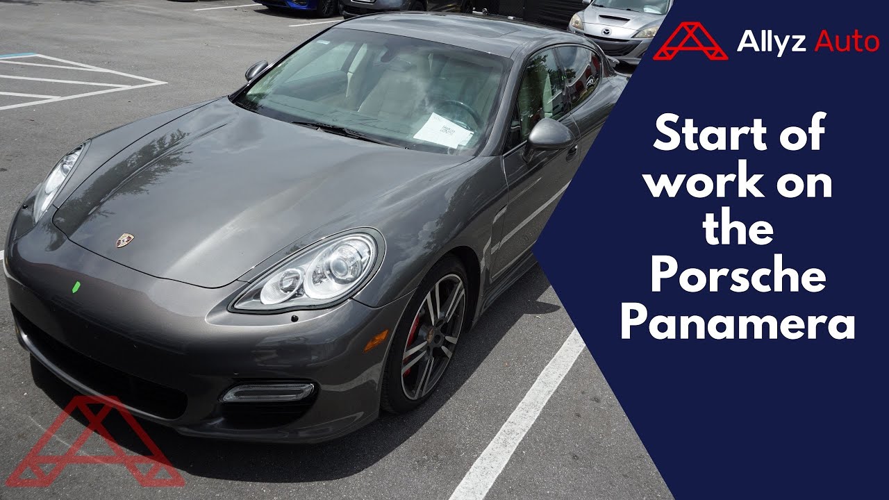 Start of work on the Porsche Panamera