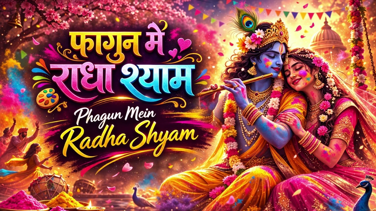 🌸💖 फागुन में राधा श्याम ✨🔥 Phagun Mein Radha Shyam 💛🌈