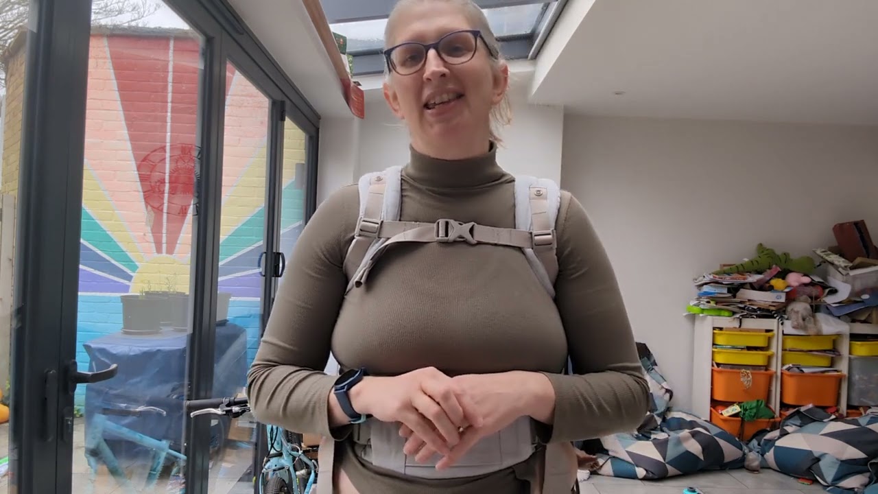 How to get your Baby down from a back carry safely!