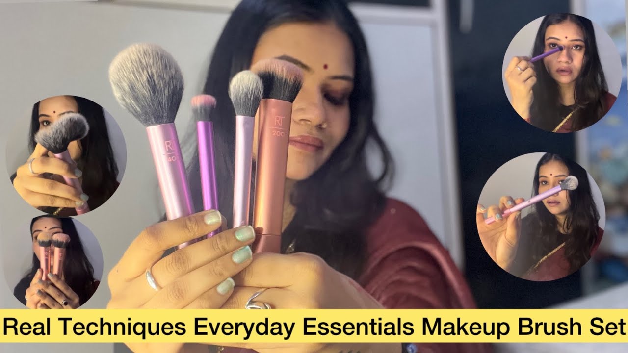 MUST HAVE Makeup Brush Set- @realtechniques Everyday Essentials Makeup Brush Set Review