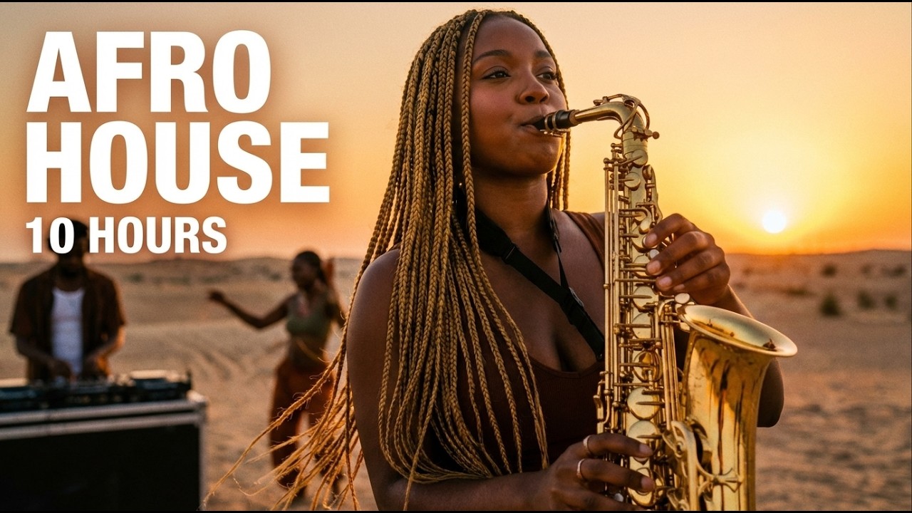 Afro Jazz x Amapiano Saxophone | 10 Hours Deep House & Reggaeton Smooth Mix 2026