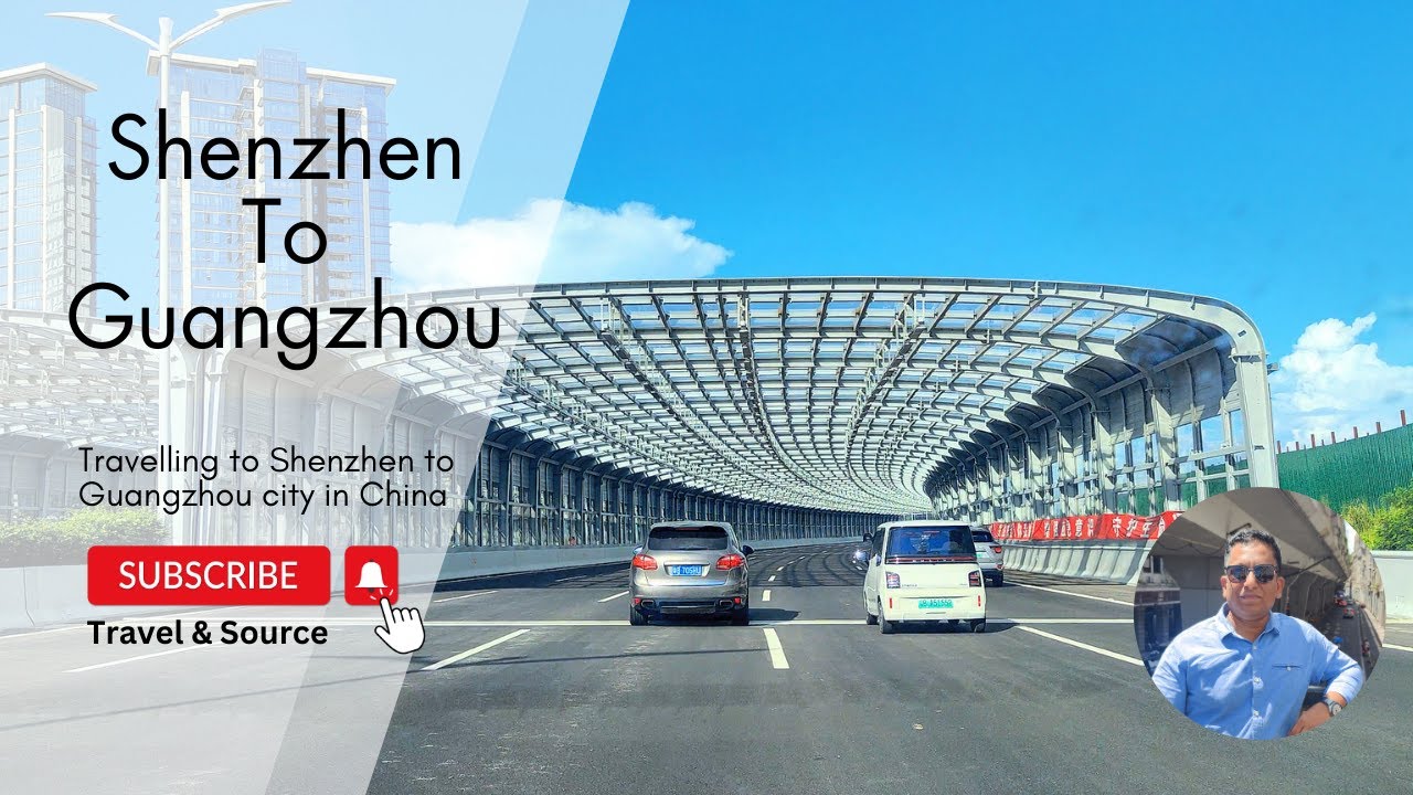 Highway Travelling to Shenzhen to Guangzhou city in China 4K 2024