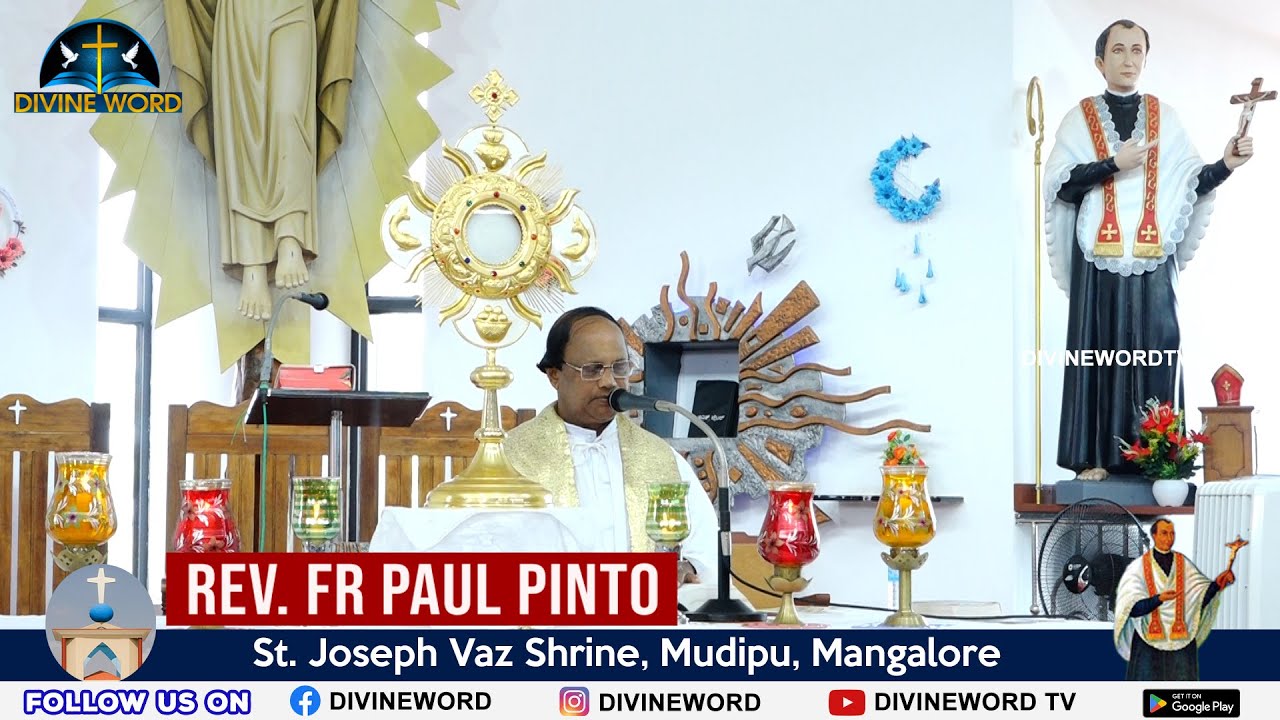 Adoration Mass & Novena | 22-11-2024 | St. Joseph Vaz Shrine, Mudipu