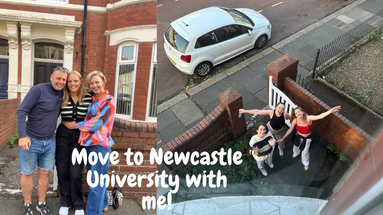 MOVE TO NEWCASTLE UNIVERSITY WITH ME || Student House Jesmond || Final Year!!