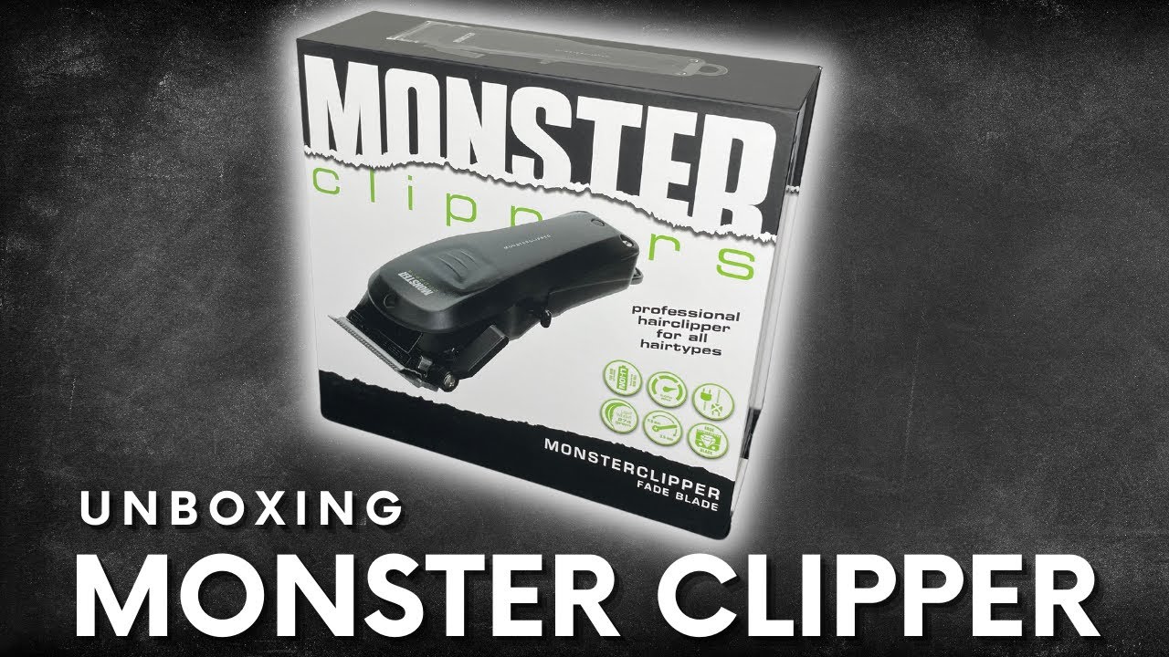 Unboxing Monster Clipper - Haarschneidemaschine Kabellos zum Faden und Übergänge perfektionieren