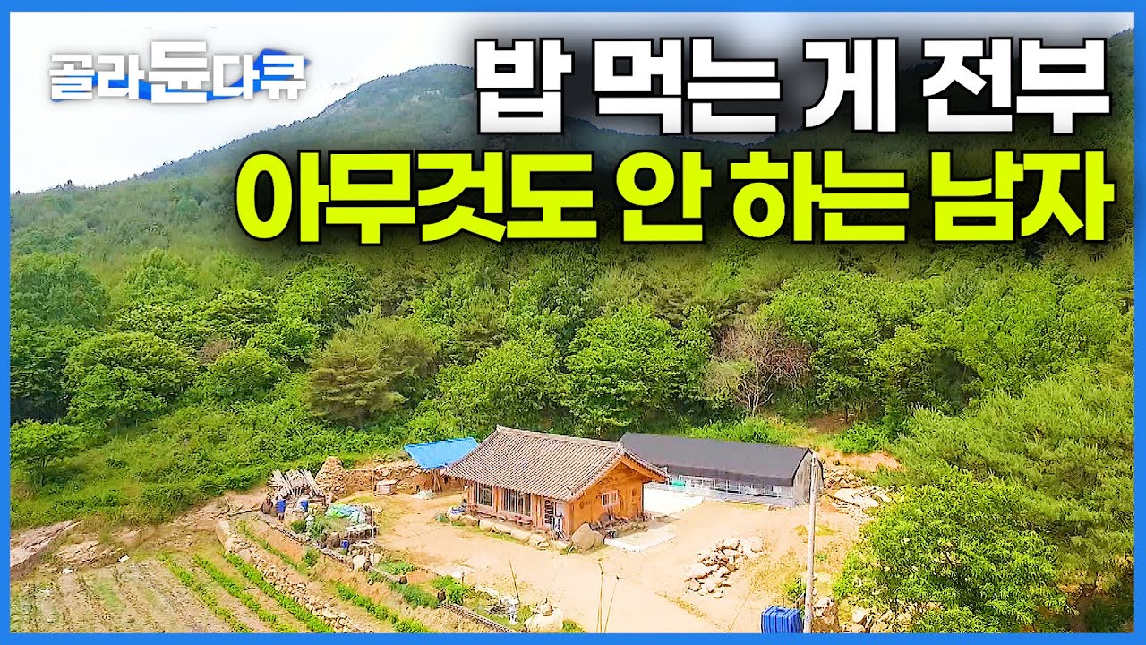 네비에도 안 나오는 오지. 제작진도 당황할 정도로 아무것도 안 하는 남자가 산다｜산골 자연인｜한국기행｜#골라듄다큐