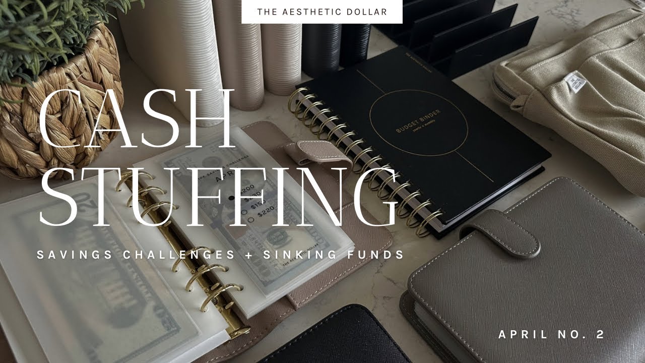 Cash Stuffing | Switching to a Different Wallet | $1,575 | April No. 2 | Sinking Funds + Savings