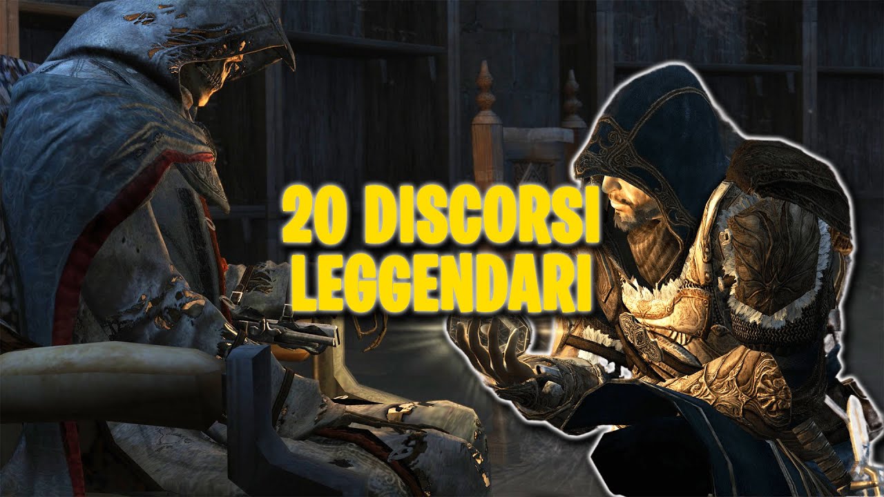 20 FRASI e MONOLOGHI LEGGENDARI ed EPICI di ASSASSIN'S CREED SAGA