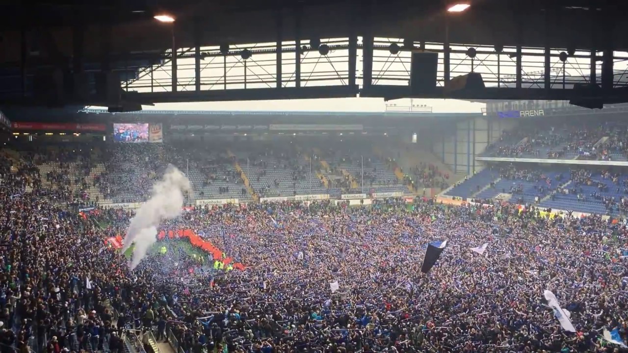 Arminia Bielefeld Hymne Wir sind die besten Fans der Welt Aufstieg 2.Liga SchücoArena 2015