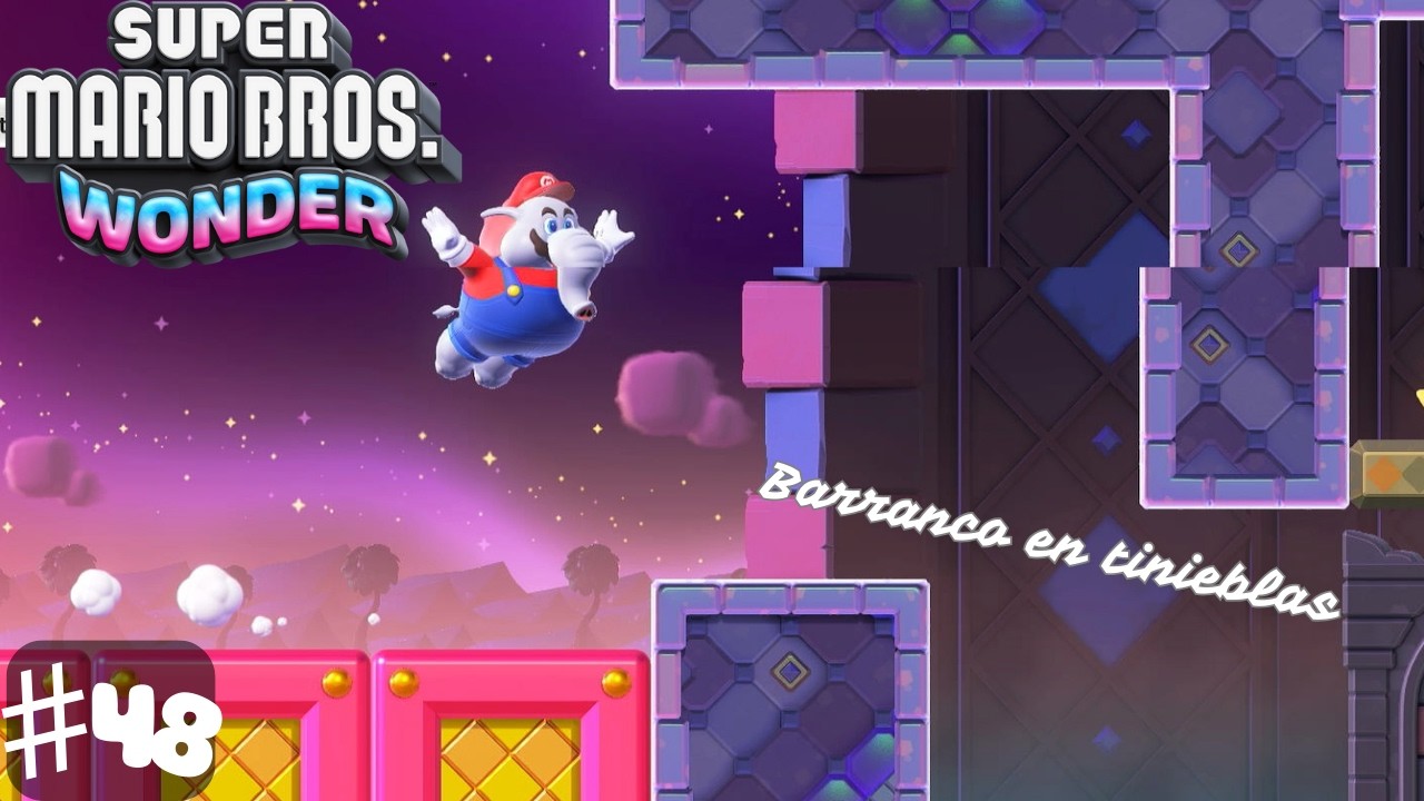 Super Mario Wonder (Barranco en tinieblas)