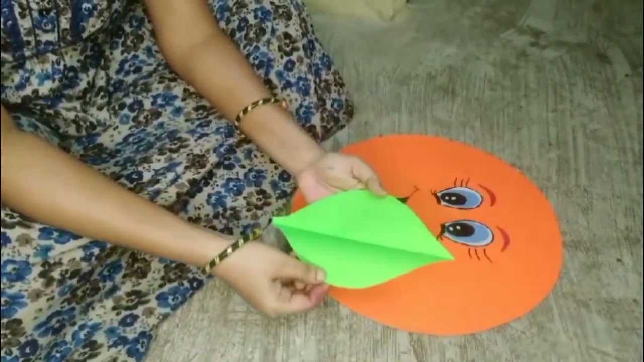 HOW TO MAKE fancy dress Orange fruit fancy dress Orange fruit making idea |Abhira's kitchen &craft |