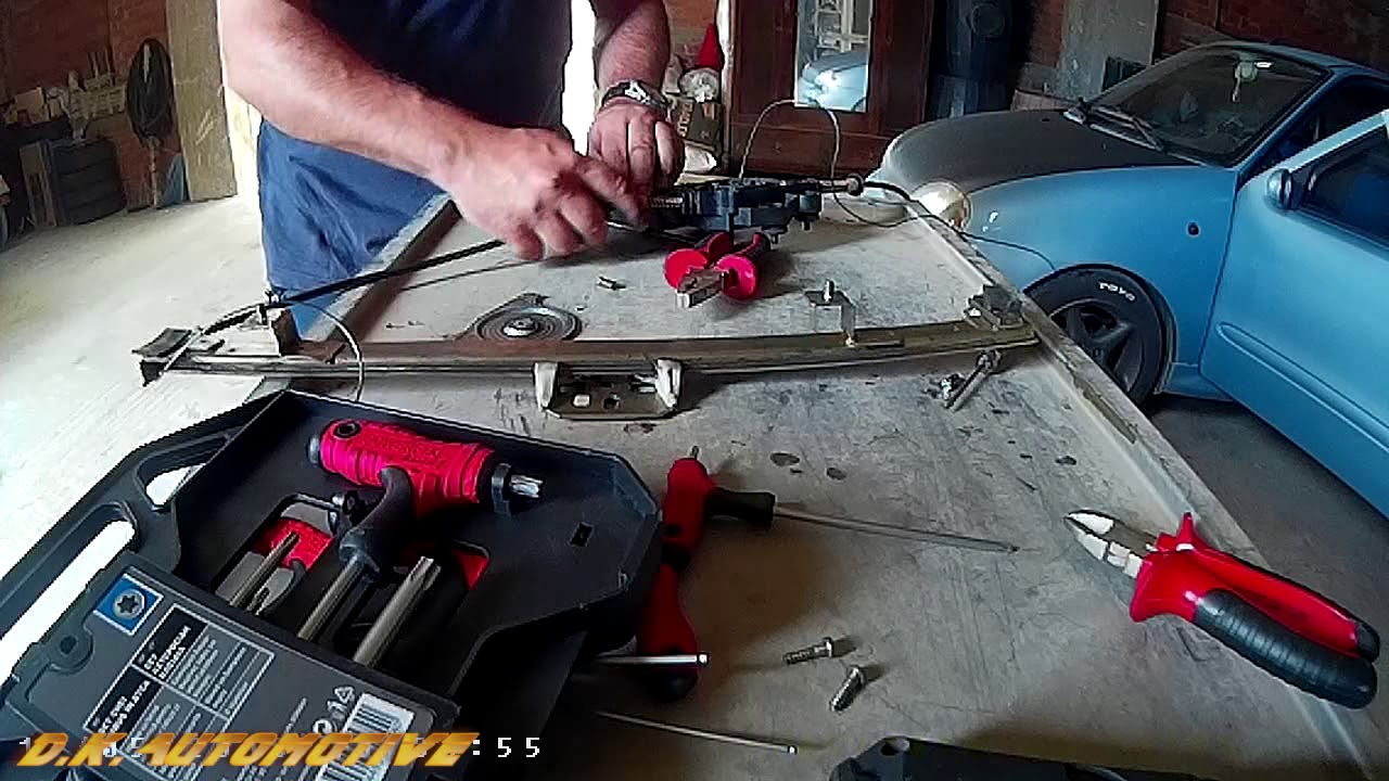 Fiat Seicento window regulator repaiar (D.I.Y.)