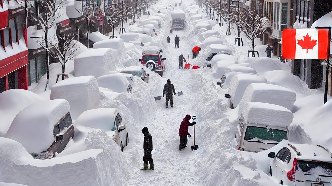 Canada Winter Disaster! Ontario Buried by Massive Snowstorm — Highways Closed, Cities Isolated