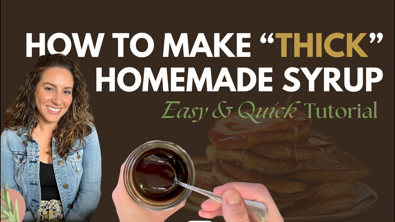 How to make THICK Brown Sugar Syrup!!