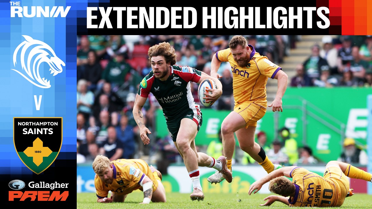Leicester Tigers v Northampton Saints | EXTENDED HIGHLIGHTS | Gallagher PREM 25/26 | R 15