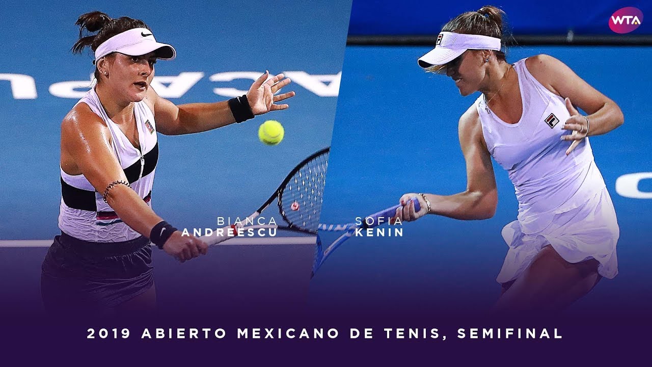 Bianca Andreescu vs. Sofia Kenin | 2019 Abierto Mexicano de Tenis Semifinal | WTA Highlights