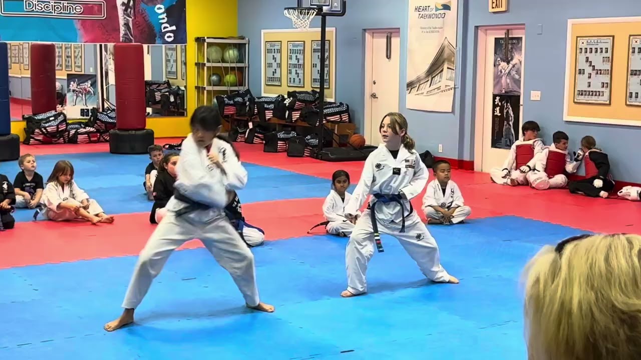 Blue brown belt testing