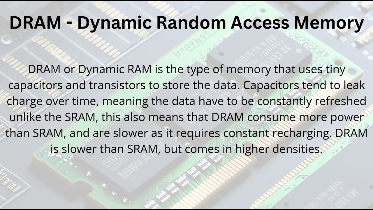 SRAM vs DRAM vs HBM | The Difference | Requested by @SthDoin