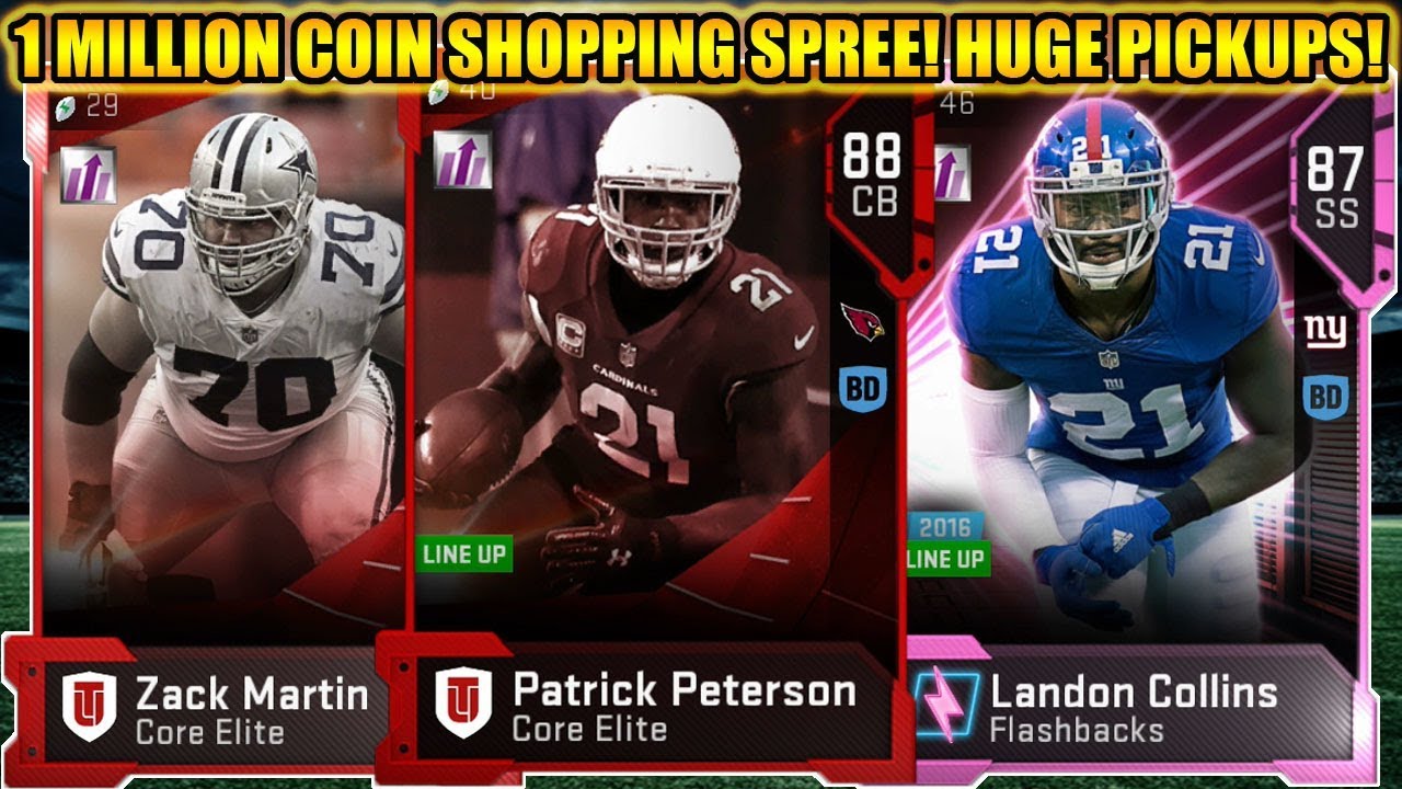 OMG 1 MILLION COIN SHOPPING SPREE! TONS OF NEW BIG PICKUPS! | MADDEN 19 ULTIMATE TEAM