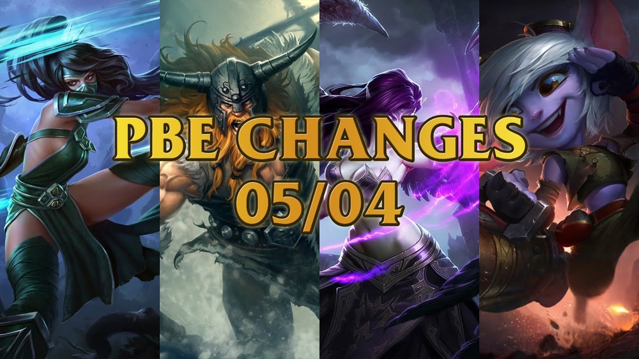 PBE Changes 05/04 Featuring Akali, Olaf, Morgana, Tristana And Skirmisher Sabre