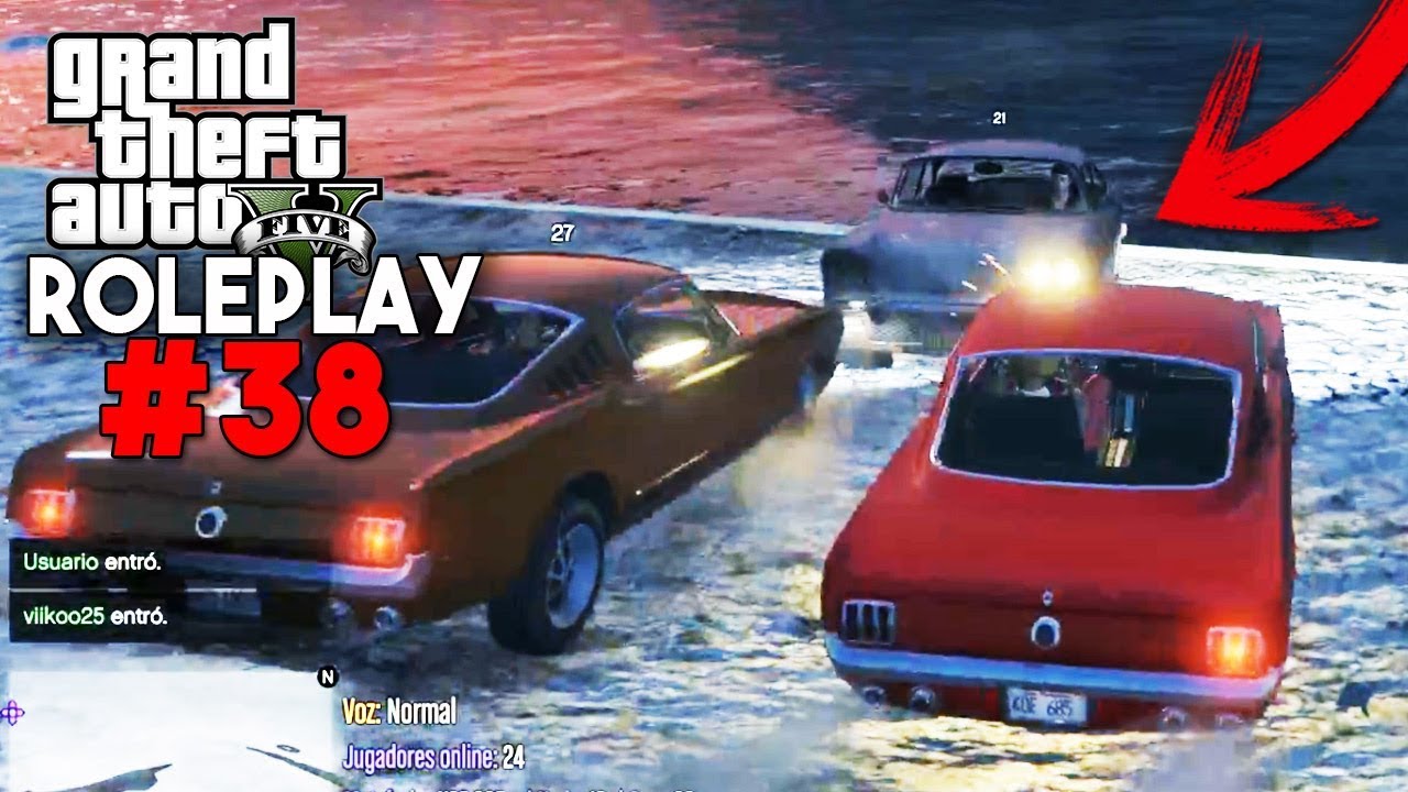 GTA V ROLEPLAY #38 TIRAMOS A UN HOMBRE AL MAR Y MUERE JAJAJAJA