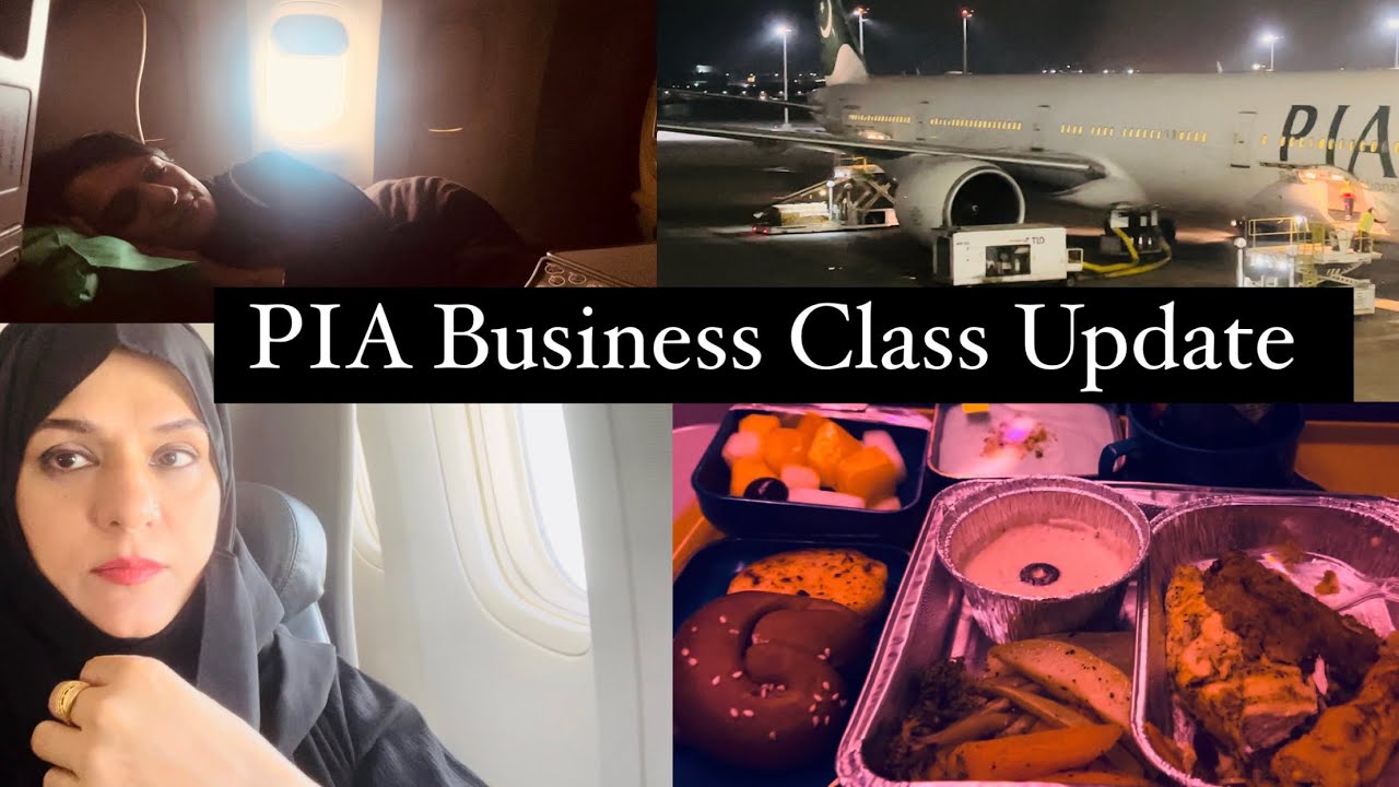 PIA Business Class Review | PIA Business Class Food | PIA Business Class Update | Niliz Cook Book