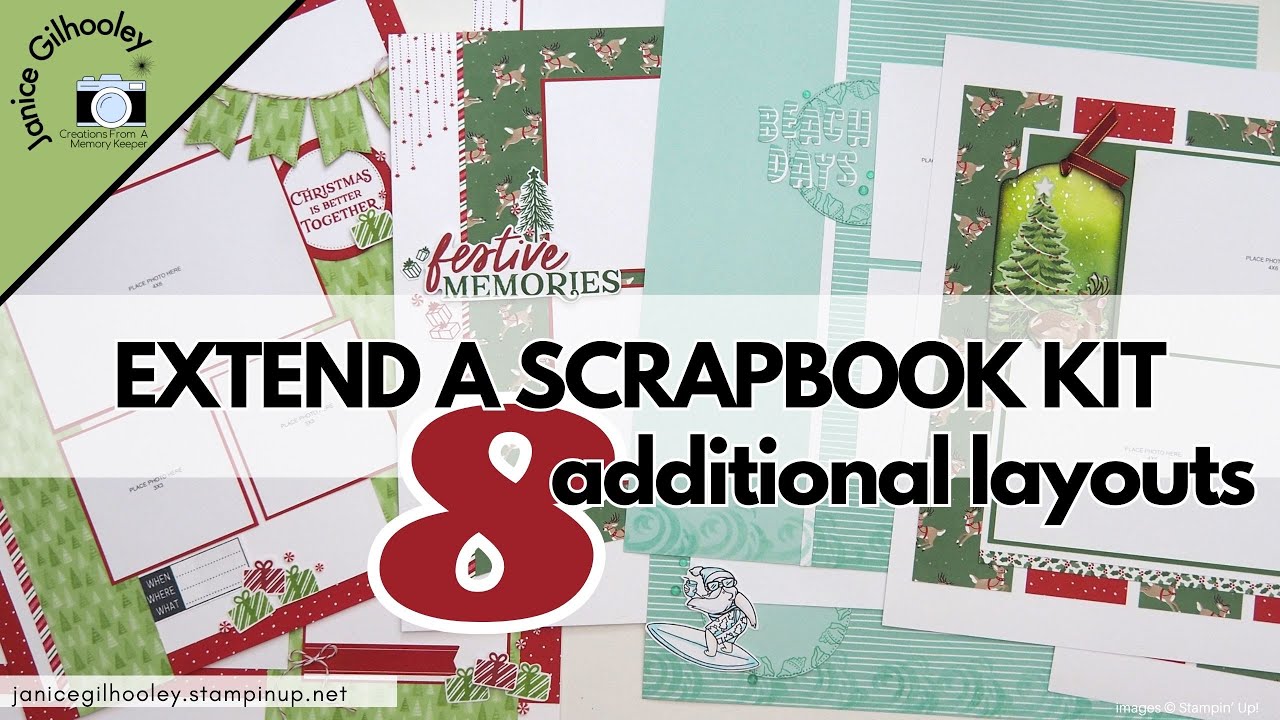 Get the Most From 1 Scrapbook Workshop Kit - 8 Additional Layouts - Stampin' Up!