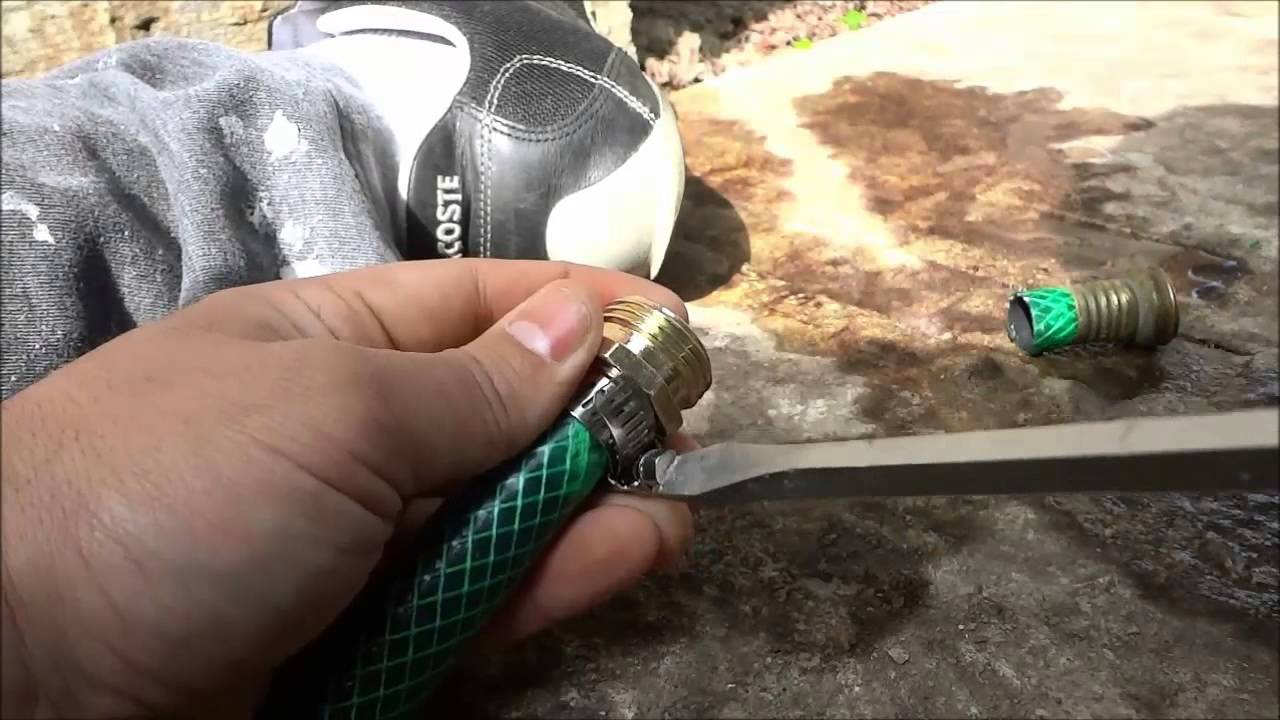 How To Install A Hose End EASILY (DIY Garden Hose Repair)