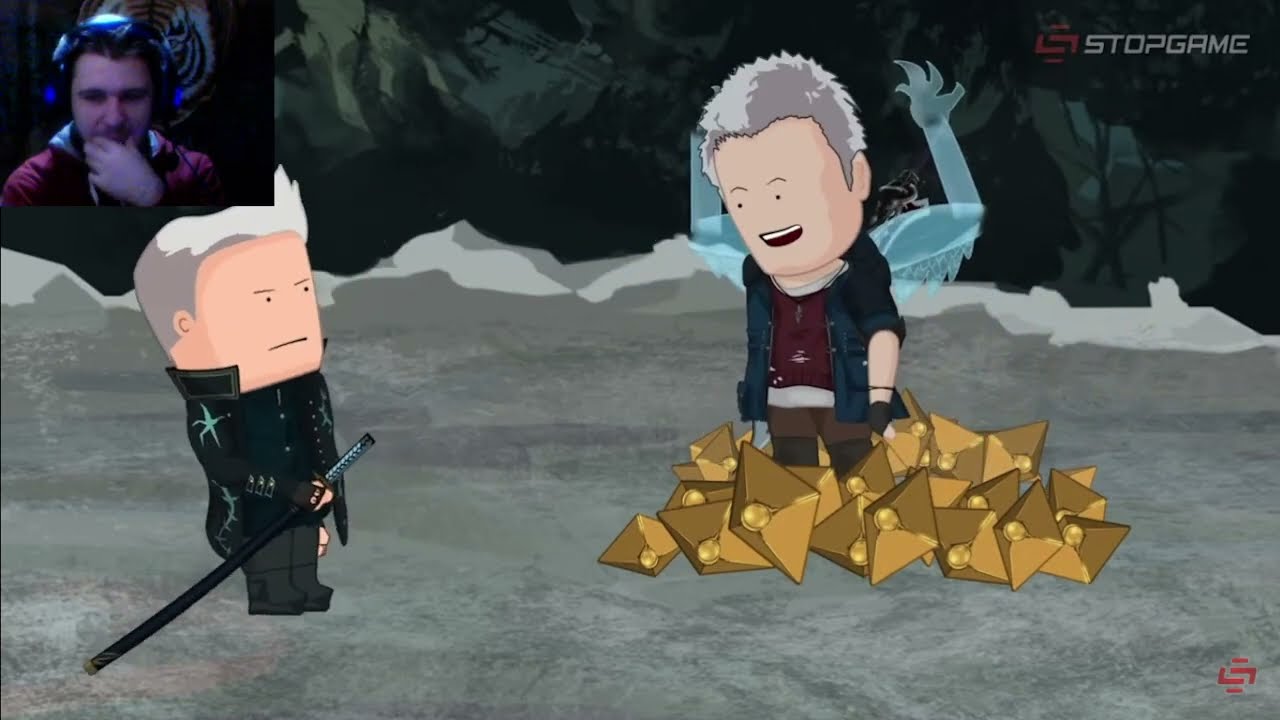 Вся суть Devil May Cry 5 за 5 минут (или гораздо больше) [Уэс и Флинн] | Реакция
