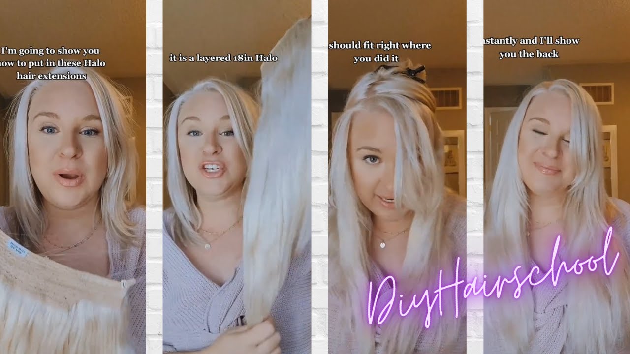 How to Install Halo Hair Extensions - The Best Hair Extensions for Thin Hair