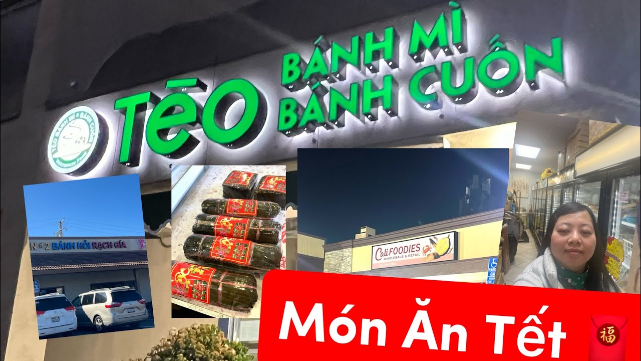 Người Việt ở Mỹ náo nức đón Tết mua sắm bánh Tét mứt ngọt hạt dưa 2 ngày cuối tuần (JN1961)