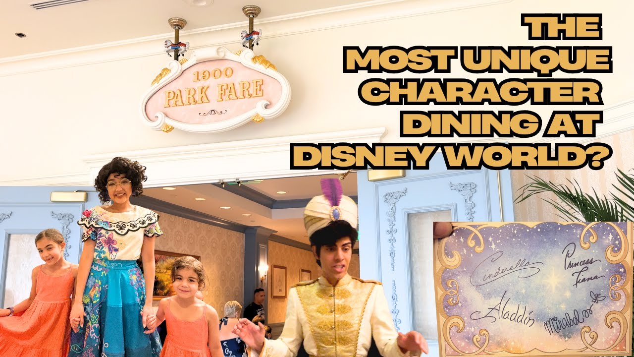 The Most Unique Character Dining Experience?! | 1900 Park Fare Review + Disney Transportation Tips