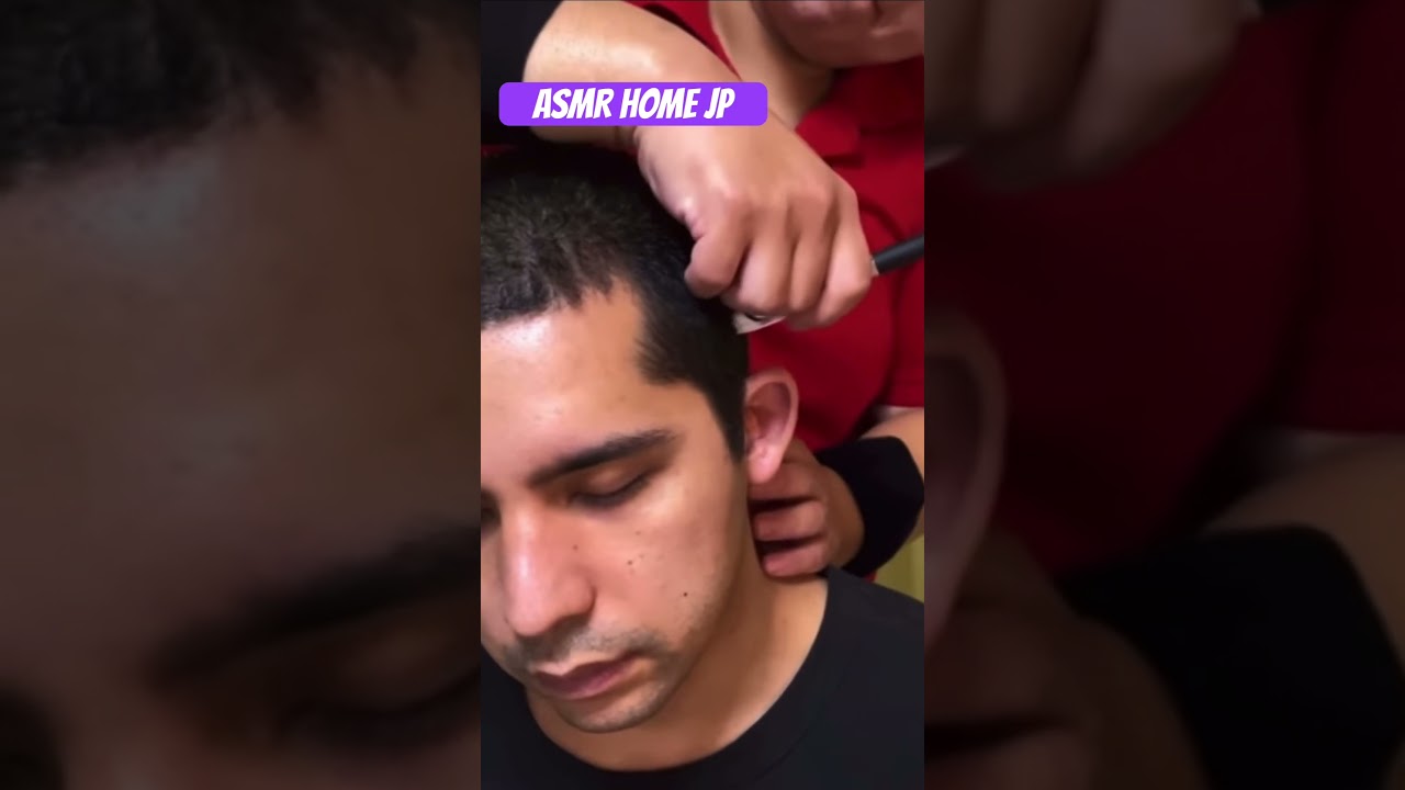 【ASMR】Ear burning and Pin-Pen Massage #インドマッサージ#asmr massage #ssmr
