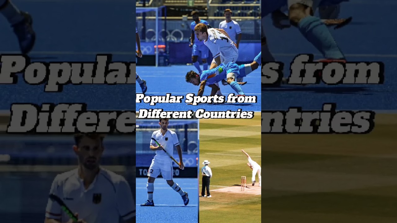 Popular Sports from Different Countries| Earth view| #shorts #sports #views