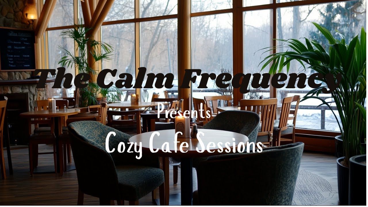 Cozy Snowy Coffee Shop Ambience ☕❄️ | Soft Lo-Fi Music for Studying