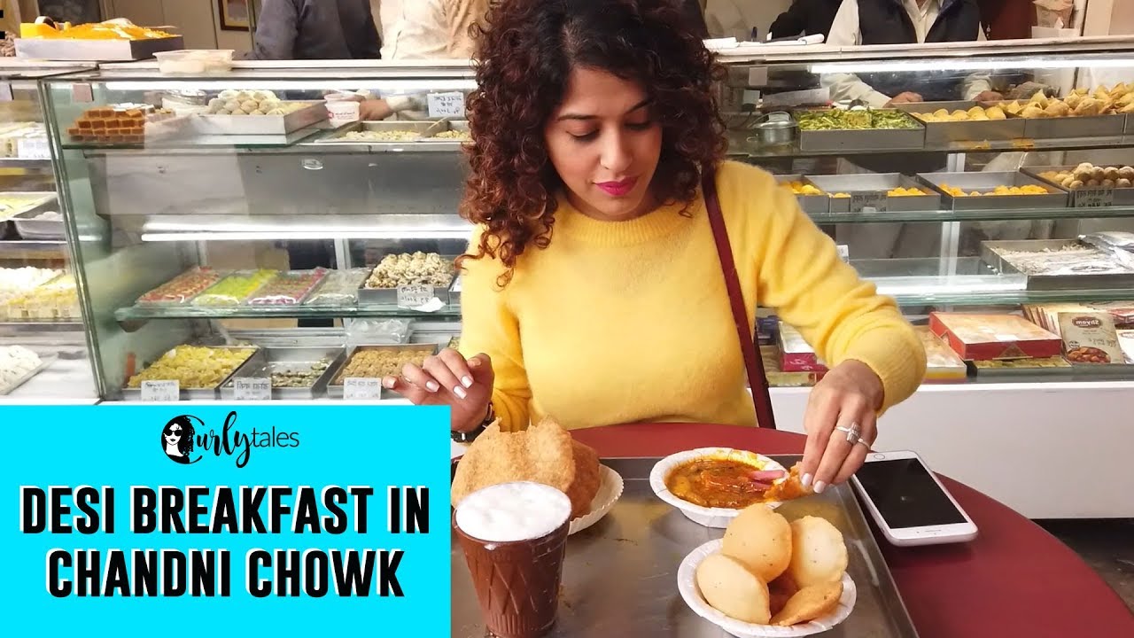 Desi Breakfast At Shyam Sweets In Chandni Chowk | Curly Tales
