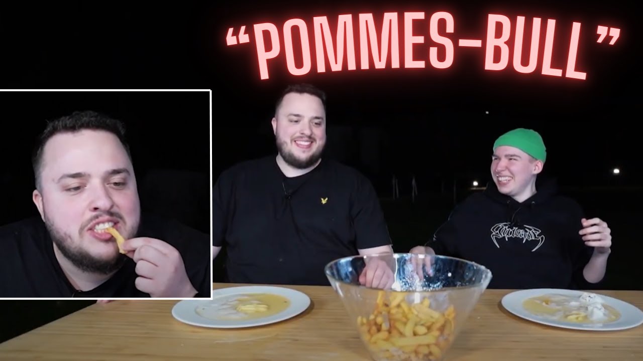 Filow und Reeze bekommen heftigen Lachflash w&auml;hrend sie Pommes Kombinationen testen